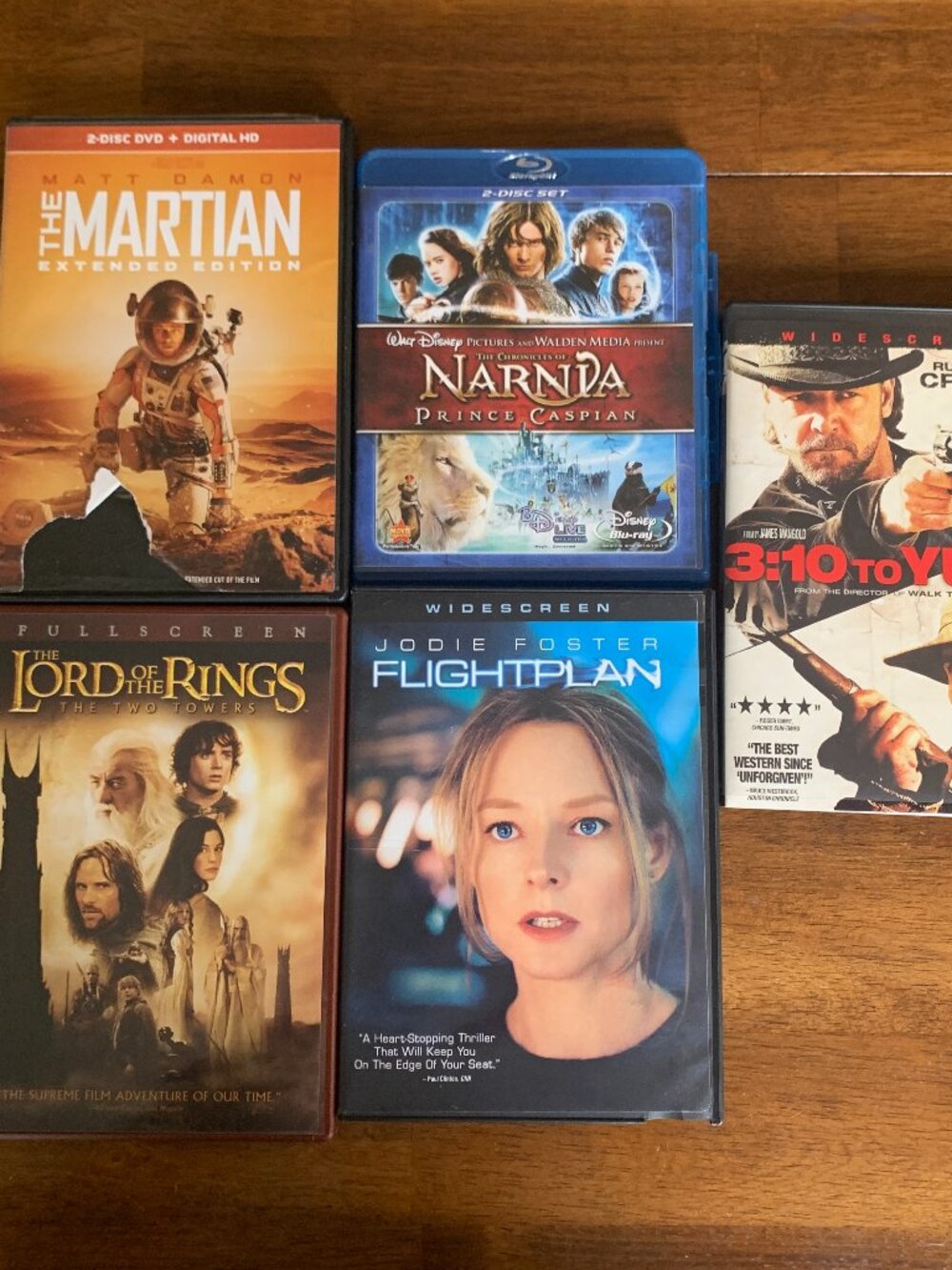 Action & Adventure Movie Lot (5-Disc Bundle) DVD's and one blue ray